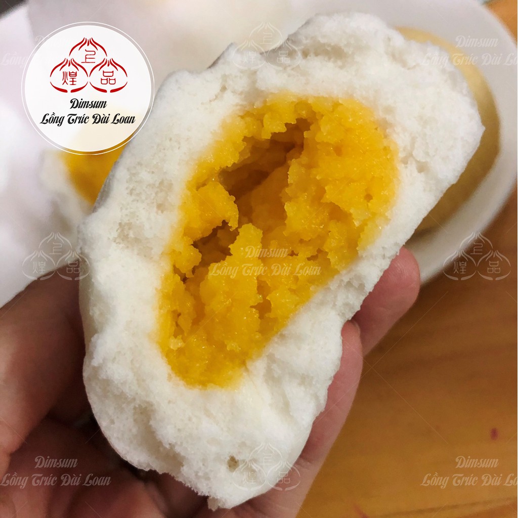 Bánh Bao Trứng Bơ Sữa - Dimsum Lồng Trúc Đài Loan