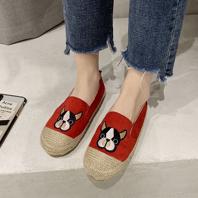 Giày Lười Đế Bằng Phong Cách Hàn Quốc Hợp Thời Trang Mới Cho Nữ