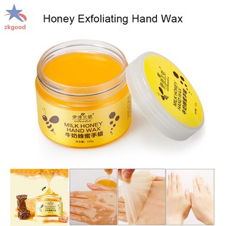 Milk Honey Paraffin Hand Wax Peel Off Mask Exfoliate Hydrating Cream Hand Care