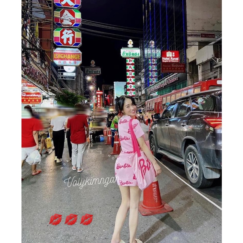 Váy len barbie tôn dáng co dãn tốt bigsize mặc được