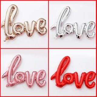 Chữ love liền tráng nhôm trang trí tỏ tình lễ tình nhân phòng cưới