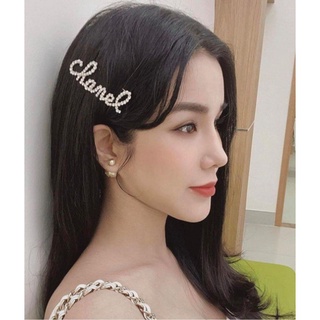 Kẹp tóc CHNEL , Kẹp tóc mái 💝 Kẹp đá cao cấp , kẹp tóc hottrend
