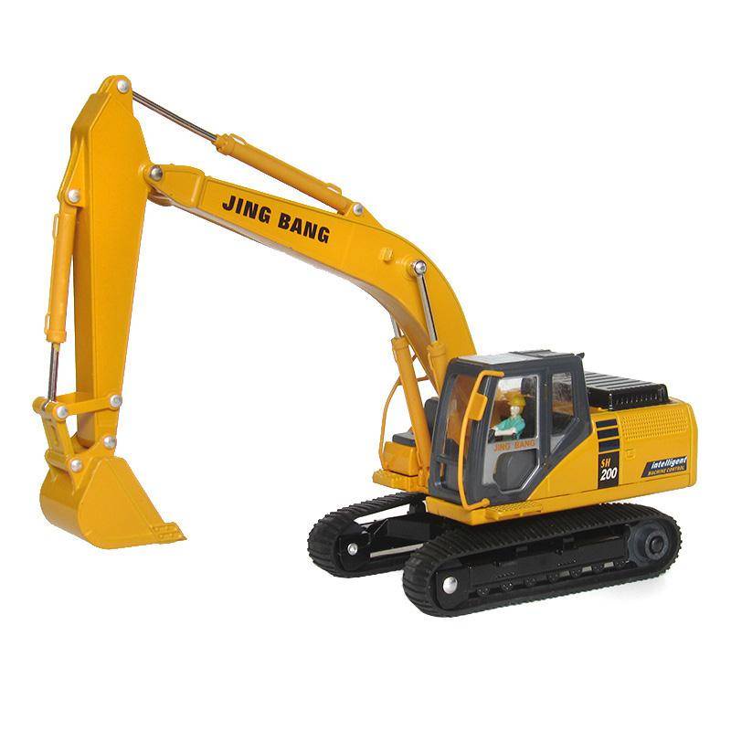 Mô Hình Xe Xúc Đất/Máy Xúc Bằng Hợp Kim Đồ Chơi Cho Trẻ Em