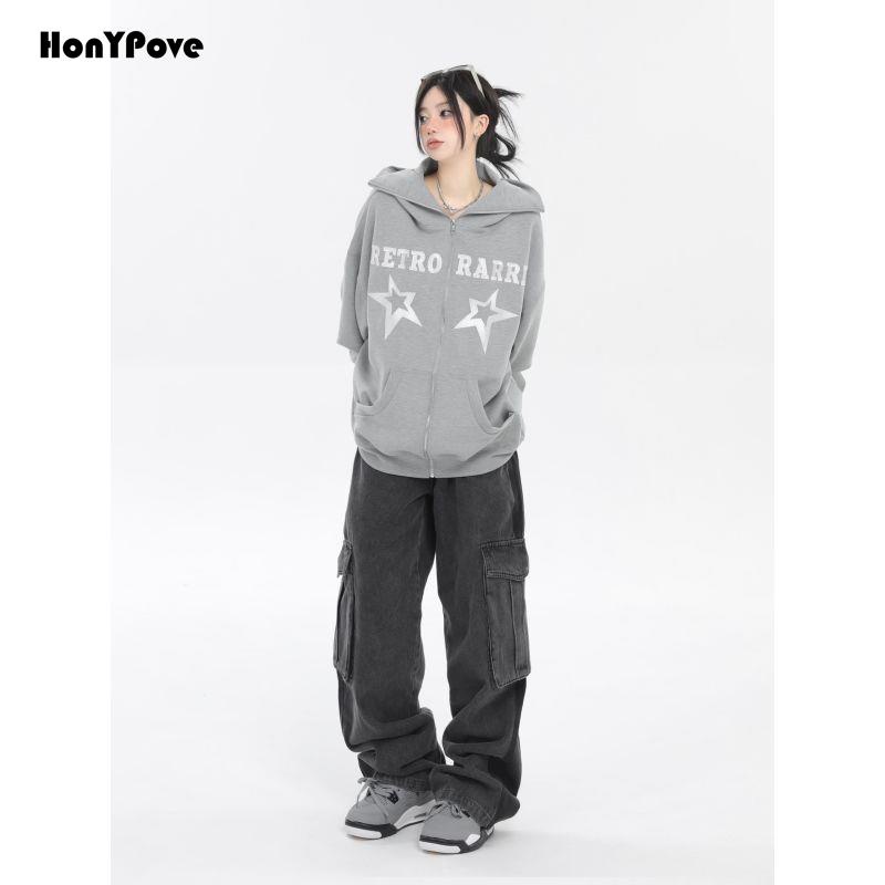 Honypove Áo Hoodie In Hình Ngôi Sao Thời Trang Mới Cho Nữ | BigBuy360 - bigbuy360.vn