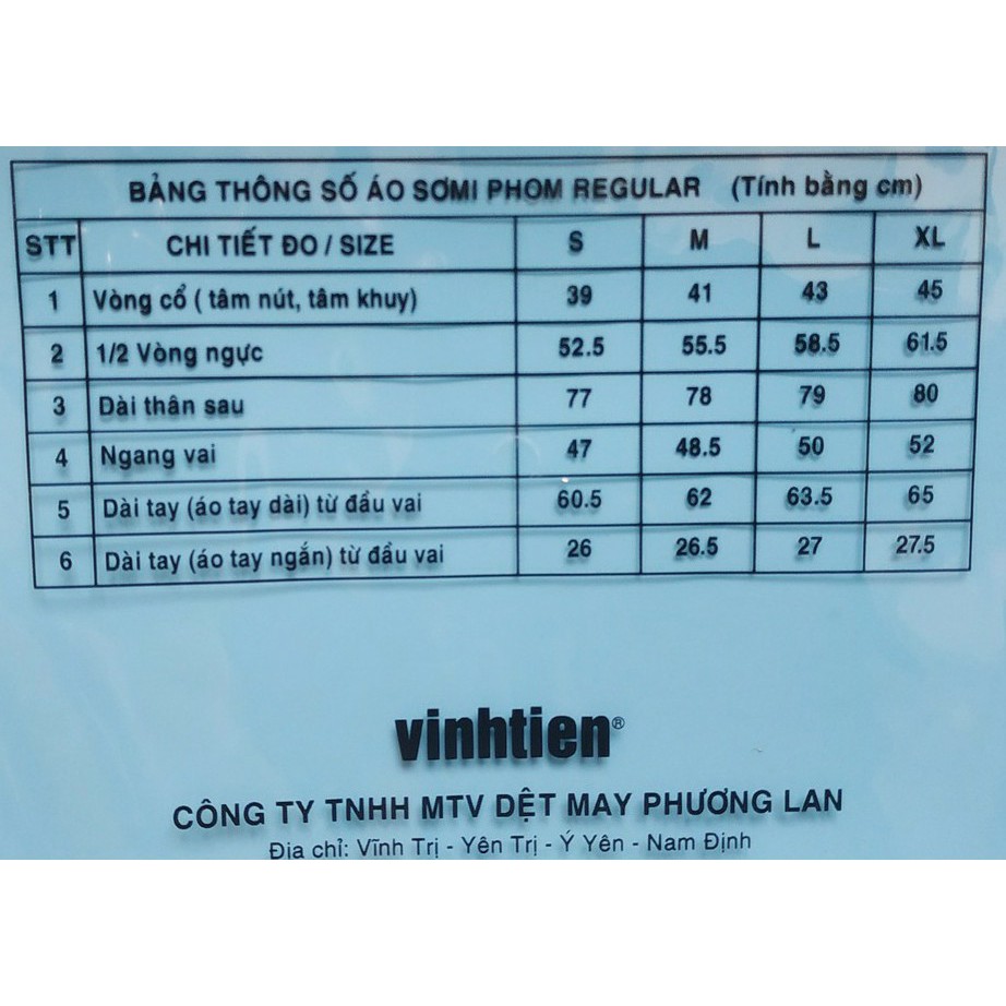 Áo Sơ Mi Dài Tay Dáng Suông Vạt Ngang Vĩnh Tiến Caro AD355