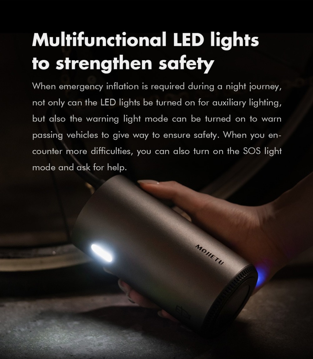 Máy Bơm Lốp Xe Thông Minh Xiaomi Roidmi Mojietu Có Sạc Nhanh Chất Lượng Cao | BigBuy360 - bigbuy360.vn