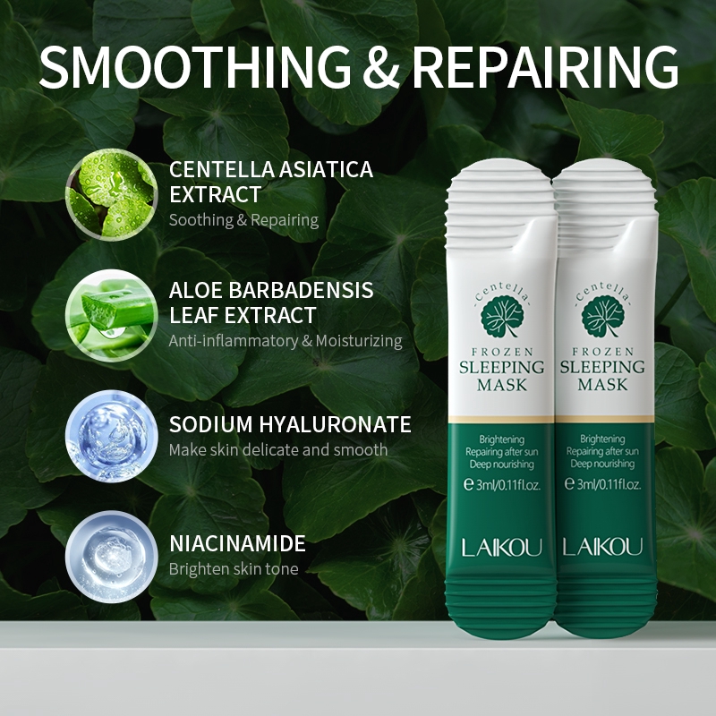 Bộ 3 mặt nạ ngủ LAIKOU Centella 3ml