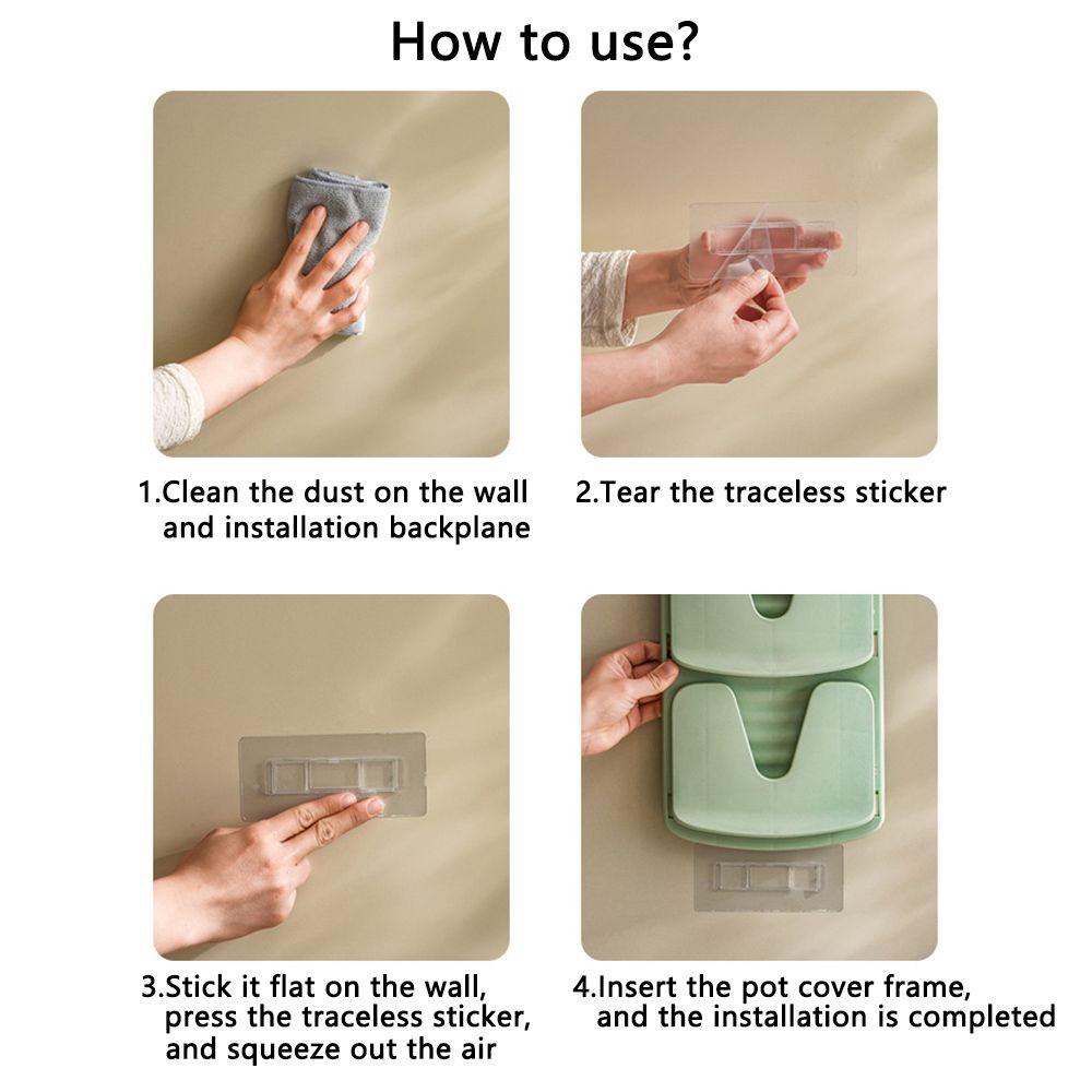 Giá Đỡ Nắp Nồi Gắn Tường Tiện Dụng