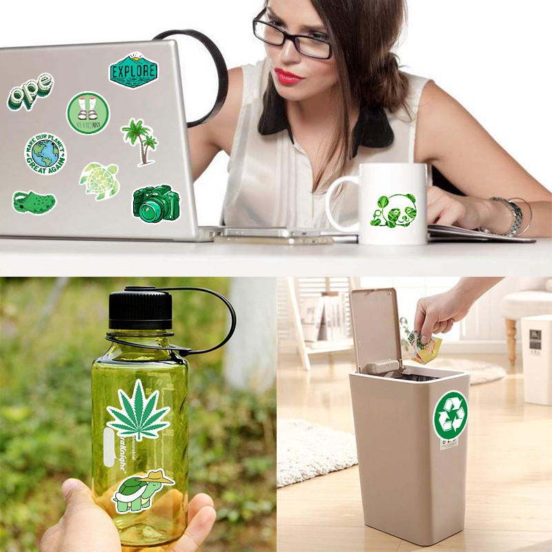 Set 50 Sticker Decal Chống Nước Dán Nón BH, laptop, vali, xe,.... MÃ ST2075