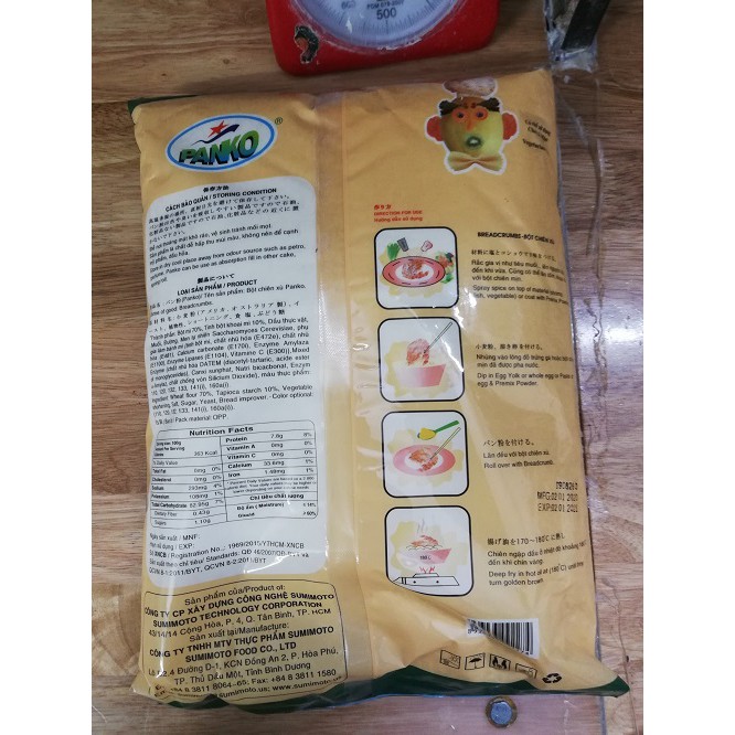 Bột chiên xù - PANKO Breadcrumbs 1Kg