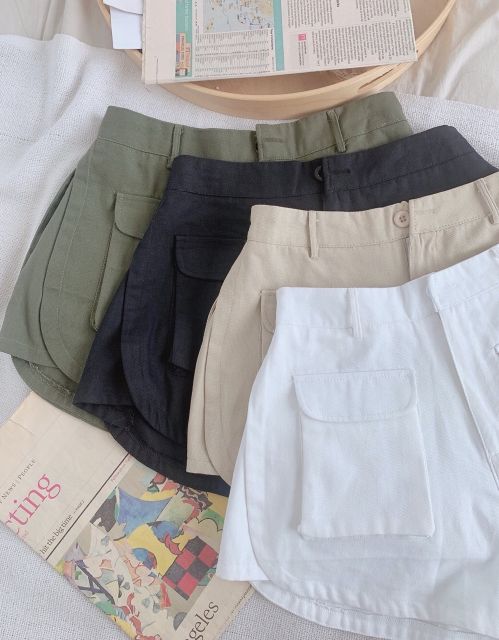 Short kaki vạt bầu SALE SẬP SÀN (ảnh thật 2 hình cuối) | BigBuy360 - bigbuy360.vn