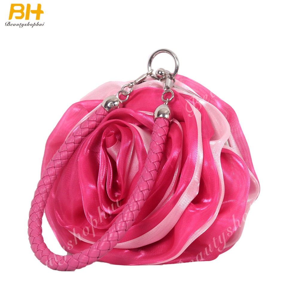 Túi Xách Nữ Đính Hoa Hồng Xinh Xắn