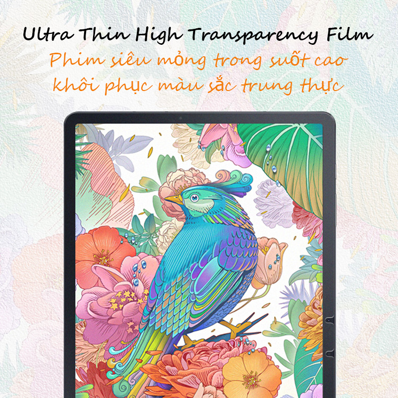Miếng dán màn hình Japan Paperfeel Paper Like Film cho Samsung Galaxy Tab S9 S8 S7 Lite Plus S6 Lite A7 chống lóa chống bám vân tay