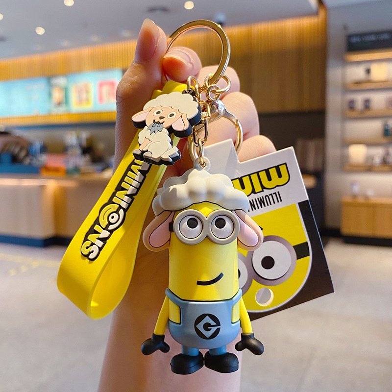 Móc Khóa Hình Minions Dễ Thương Sáng Tạo Phù Hợp Làm Quà Cho Bé Trai Và Bé Gái