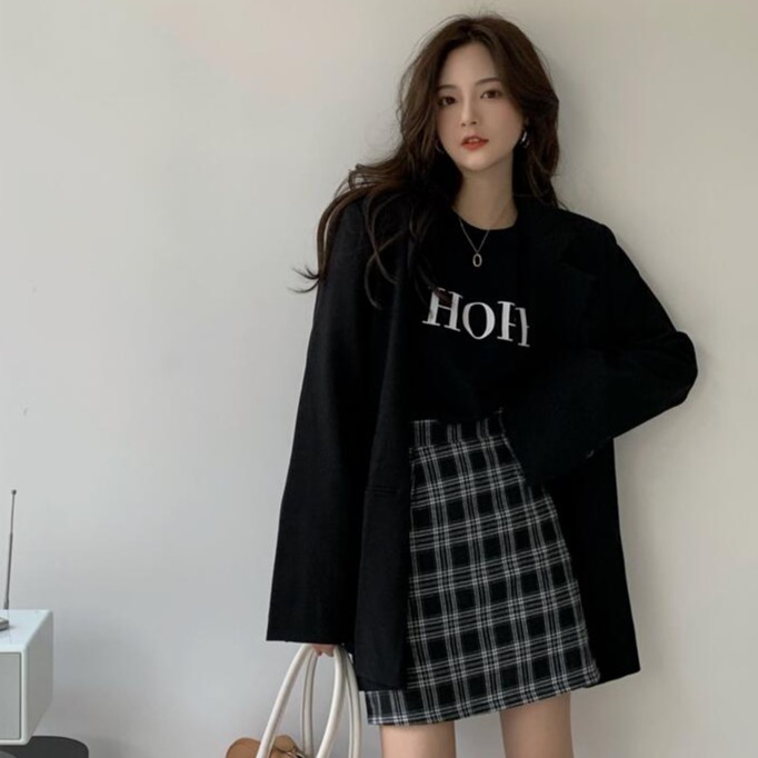 Chân Váy Midi Chữ A Lưng Cao Xếp Ly Thời Trang Mùa Hè Cho Nữ | BigBuy360 - bigbuy360.vn