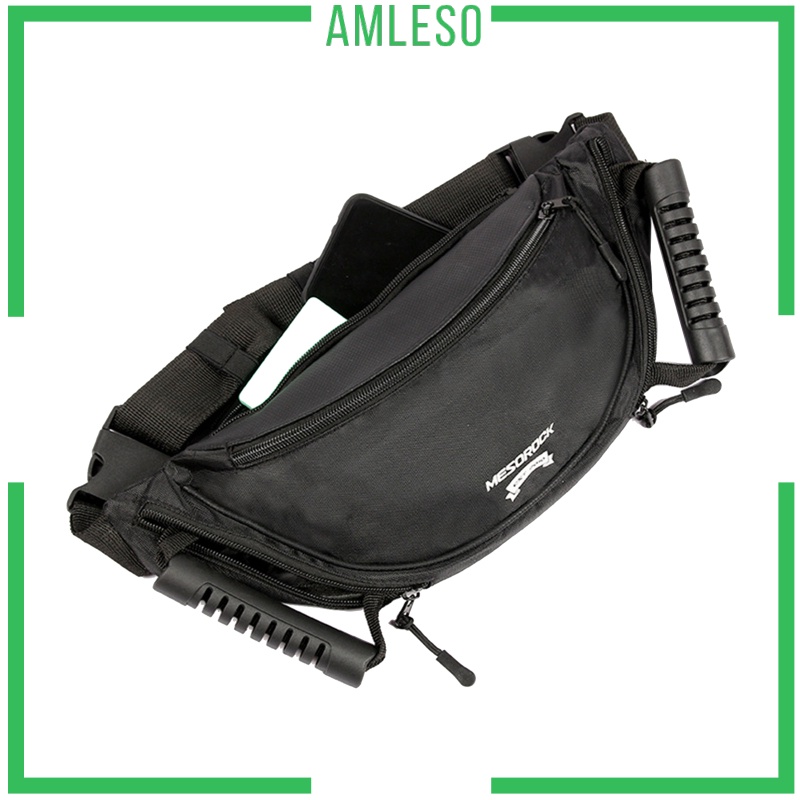 [AMLESO] Oxford Safety Belt Bag Adjustable Strap for Motorcycle Snowmobile Adults