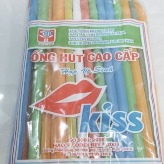 1 bịch 50 cái ống hút cong phi 8 nhiều mà và phi 8 đen