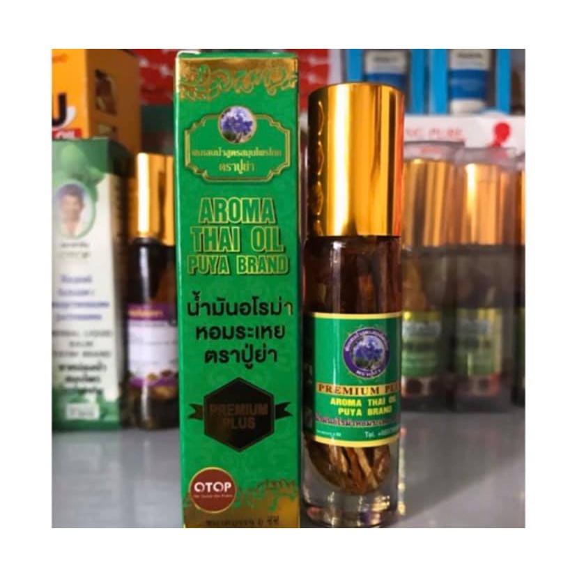 Dầu Gió Lăn 29 Vị Thảo Dược Thái Lan - AROMA THAI OIL PUYA BRAND