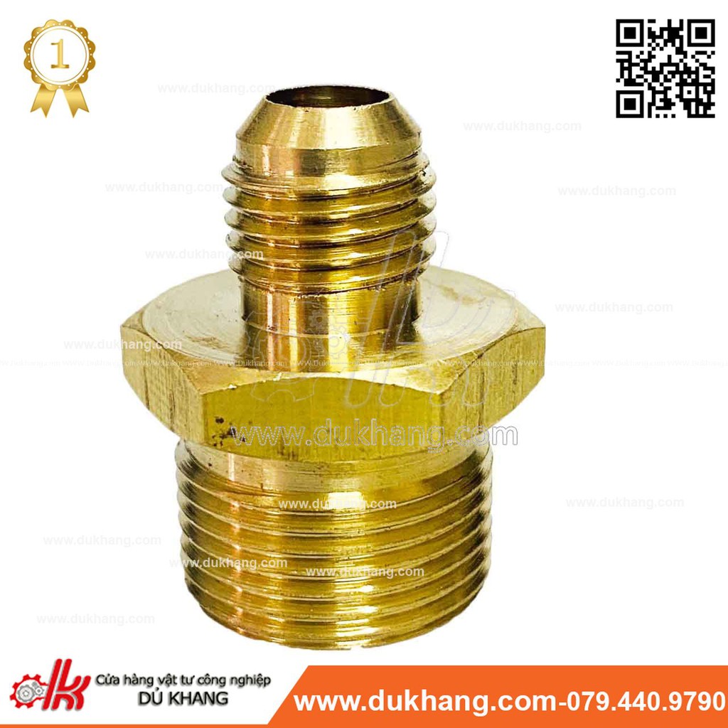 Kép đồng ren ngoài 22mm - Nối thau ren ngoài 22