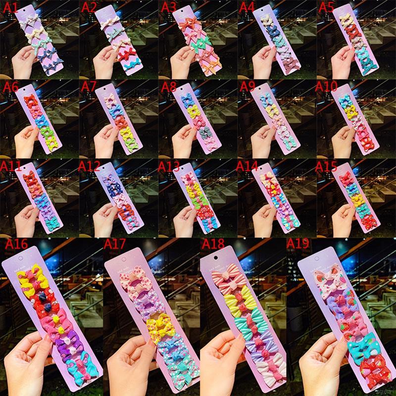 Set 10 Kẹp Tóc Công Chúa Dễ Thương Dành Cho Bé Gái 1-6 Tuổi