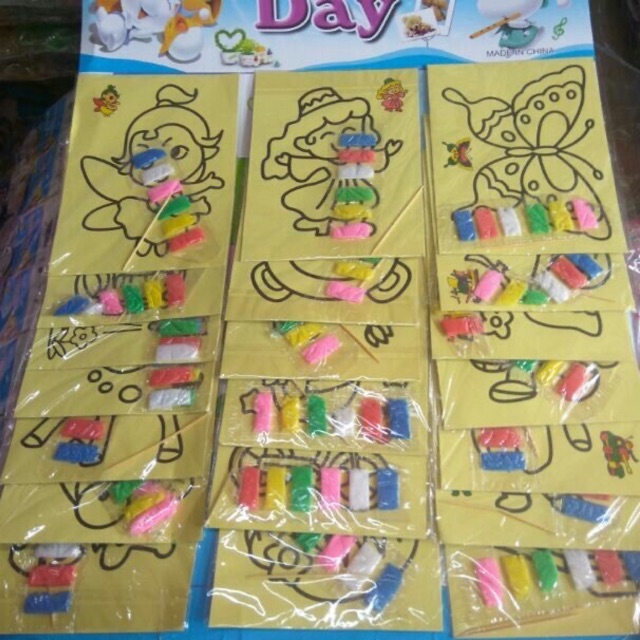 Tranh cát ( 1 vỉ x 21 tờ )