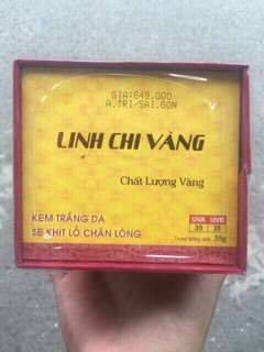 Kem trắng da vip linh chi vàng