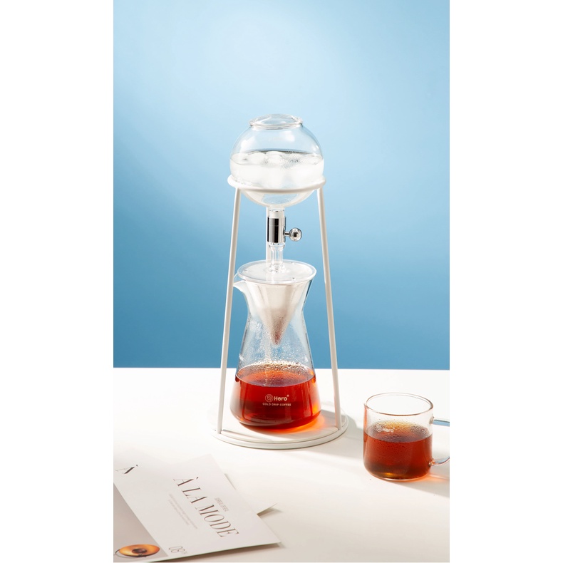 Bình pha cà phê lạnh Cold Drip nhỏ giọt Hero, dụng cụ pha cà phê Cold Drip Mini
