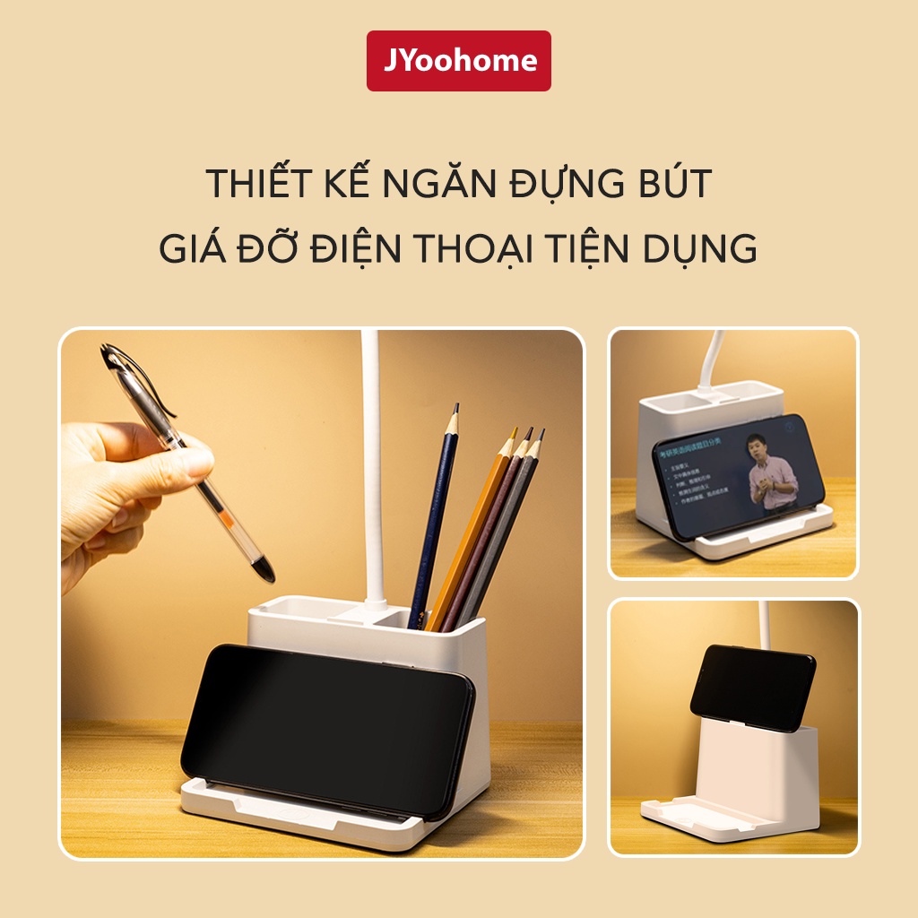 Đèn bàn học, làm việc, đọc sách - 3 màu ánh sáng bảo vệ mắt, đèn học YQ808 - Đèn học để bàn LED Mini siêu sáng