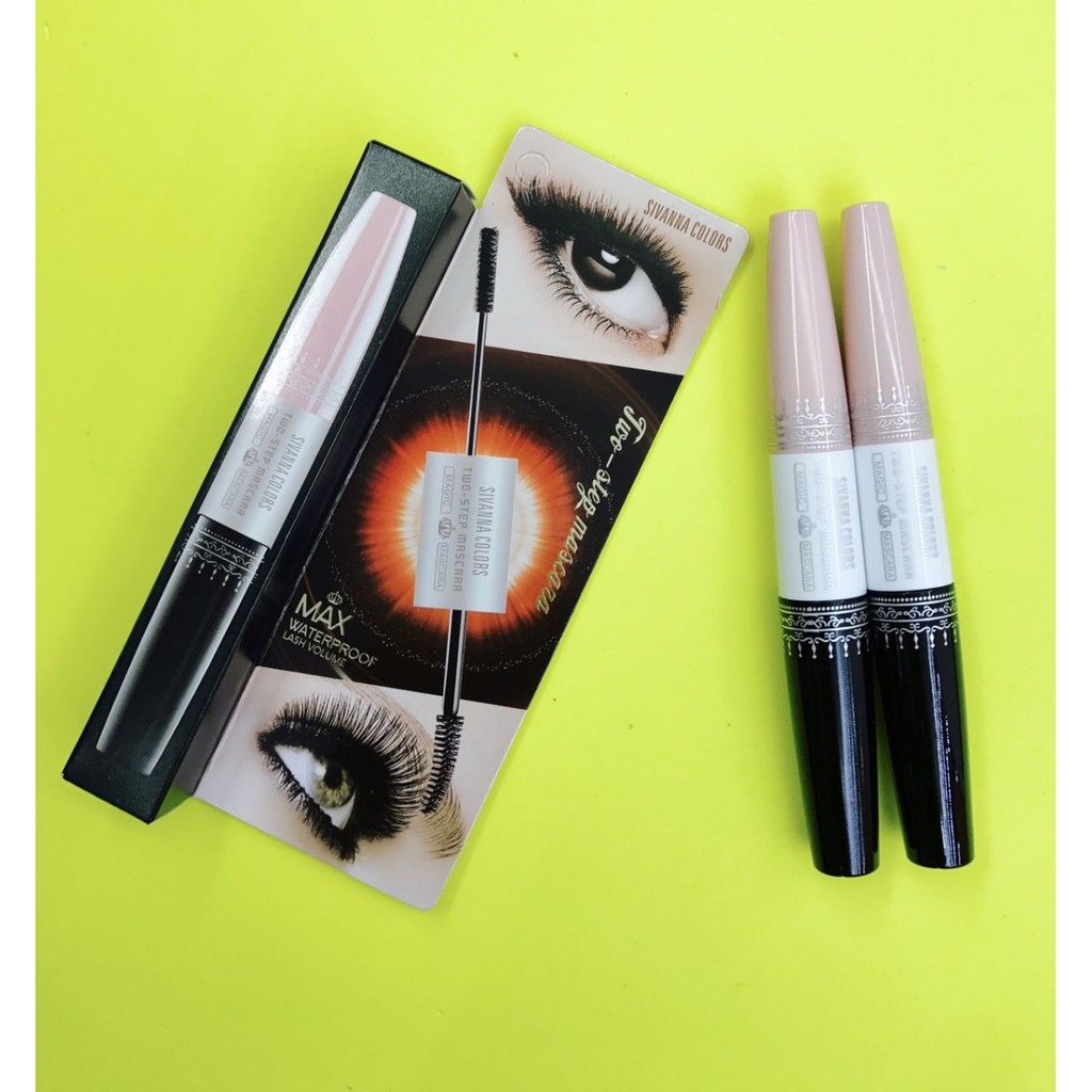 [HOT] Mascara Hai Đầu Sivanna Colors Max Waterproof Lash Volume Mascara HF891