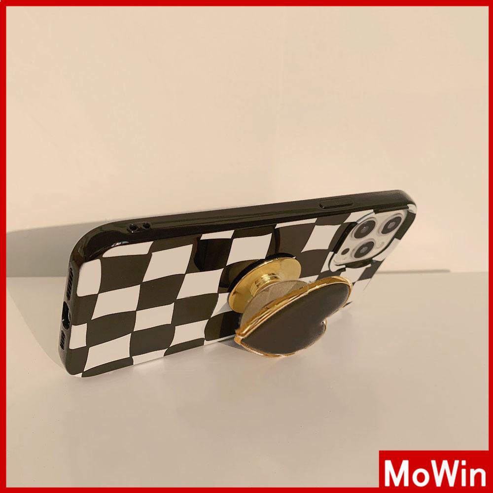 Ốp Điện Thoại Silicon Mềm Có Giá Đỡ Hình Trái Tim Xinh Xắn Cho iPhone 13 Pro Max 12 Pro Max 11 7 Plus