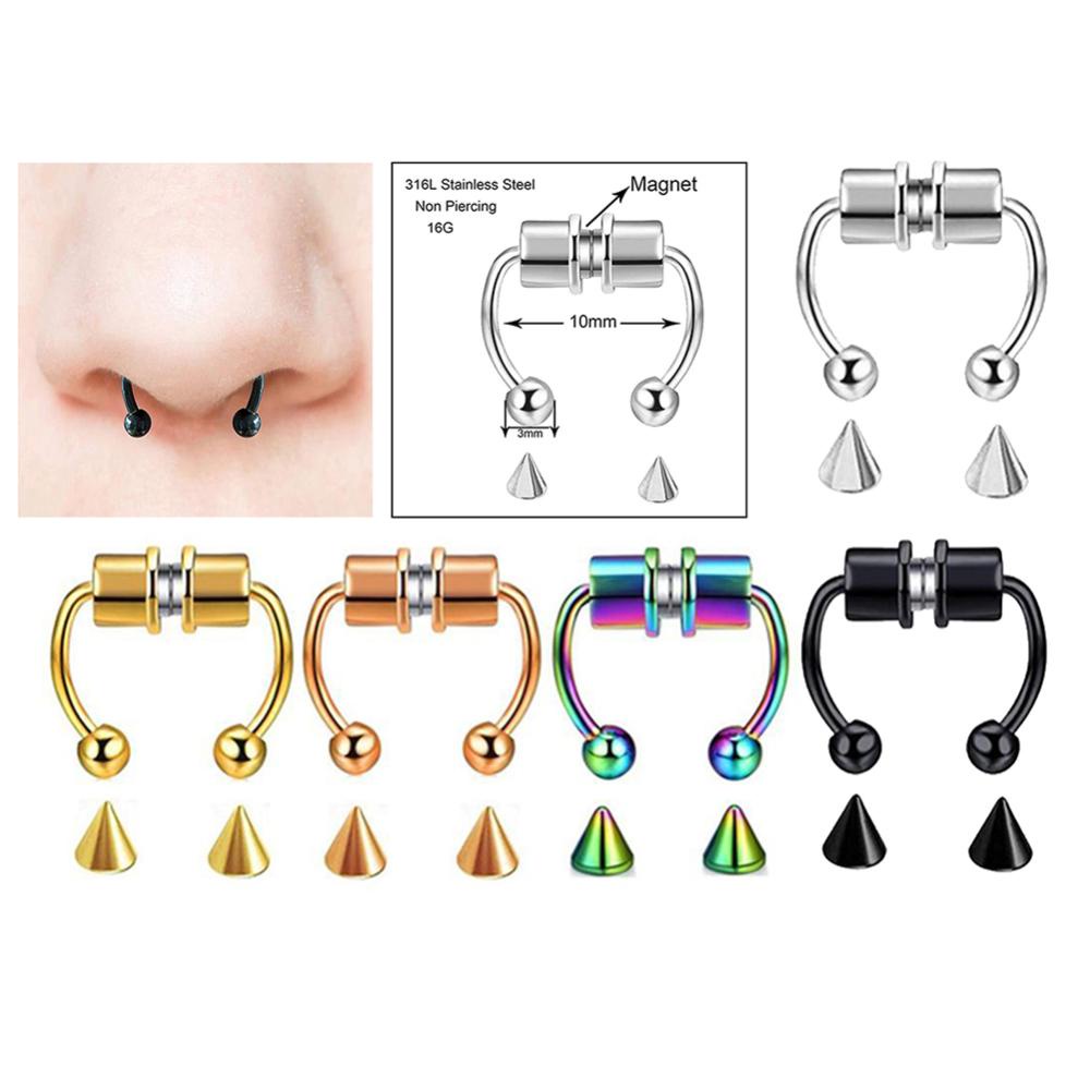 Khuyên Mũi Bằng Thép Không Gỉ Đơn Giản Cá Tính B6P5