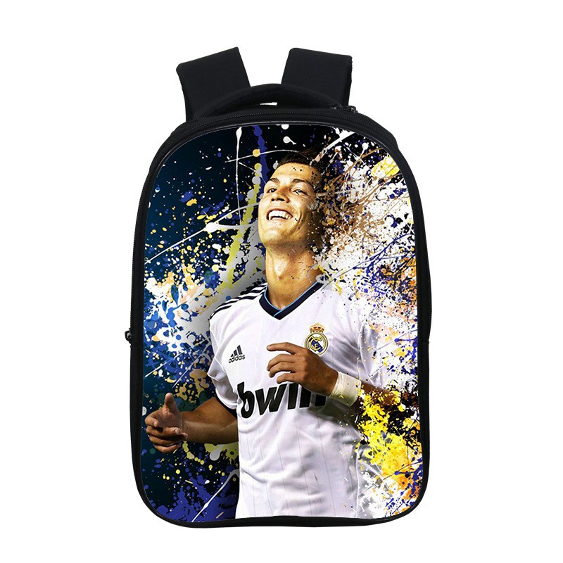 Balo đi học in hình cầu thủ bóng đá hợp thời trang