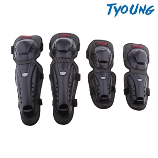 Unisex Motorcycle Knee Elbow Protector Motocross Racing Knee Shin Guard Pads