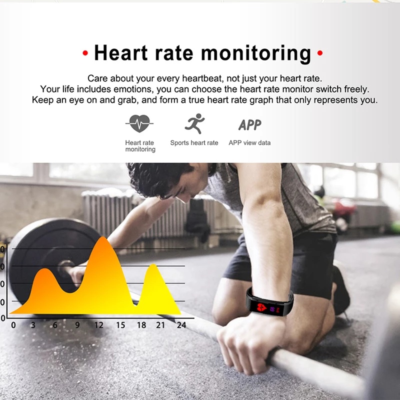 Đồng hồ thông minh Lige chống thấm nước IP67 đo và theo dõi nhịp tim đa năng