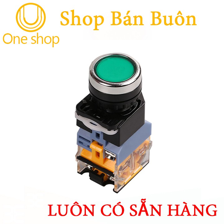 Nút Nhấn LA38-11D Nhả Có Đèn 10A NO/NC