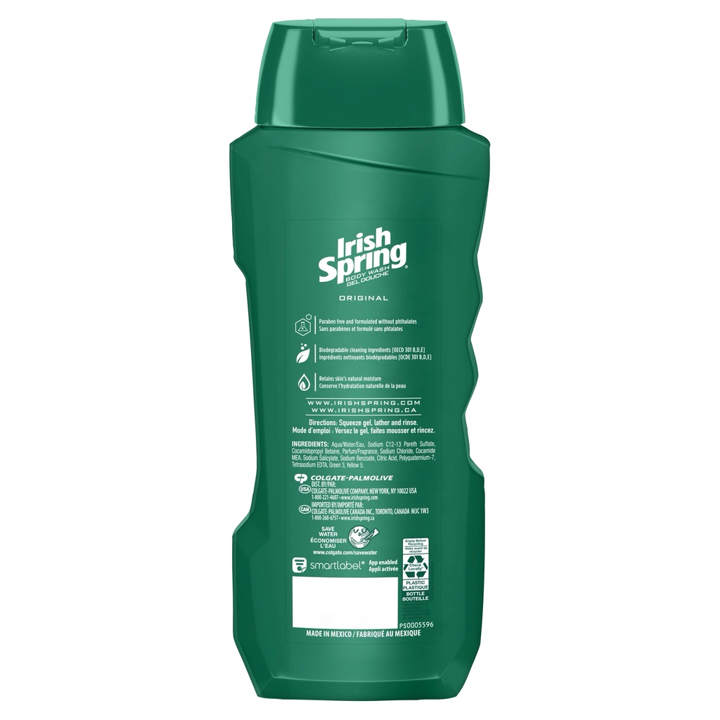 Sữa Tắm Nam Irish Spring Original Body Wash 532ml