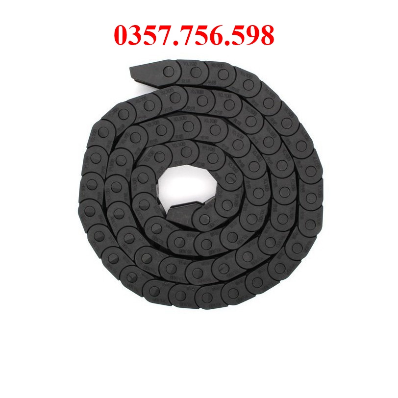 Xích nhựa đi dây, máng xích cỡ nhỏ chắc chắn giá rẻ dài 1 mét
