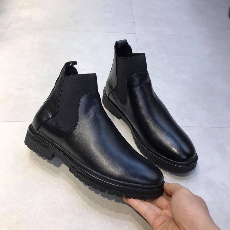 Boots đen form đẹp, hack 5cm chiều cao