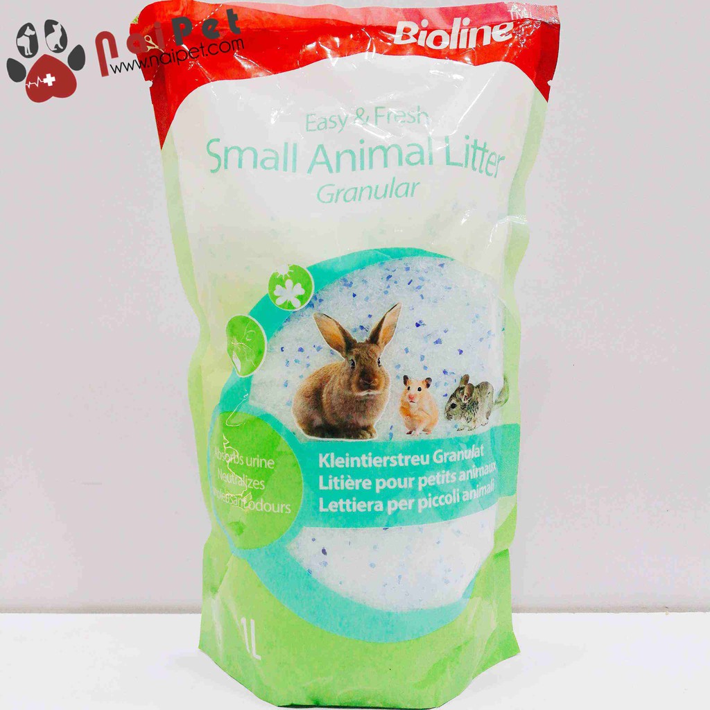 Cát Vệ Sinh Cát Thuỷ Tinh Cho Động Vật Nhỏ Small Animal Litter Bioline Túi 1L