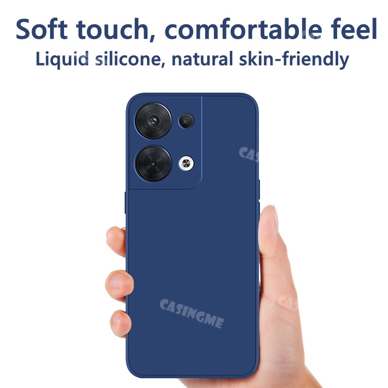 Ốp Điện Thoại Silicon Dẻo Vuông Chống Sốc Cho Oppo Reno8 5G Reno 8 Pro 5G 7 Pro Z 7Z Reno8 8Reno 8Pro Reno8pro 4G 5G