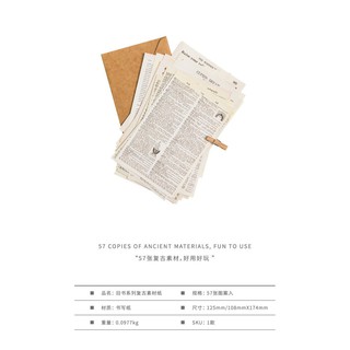 SC-M012-Giấy làm sổ trang trí bulletjournal