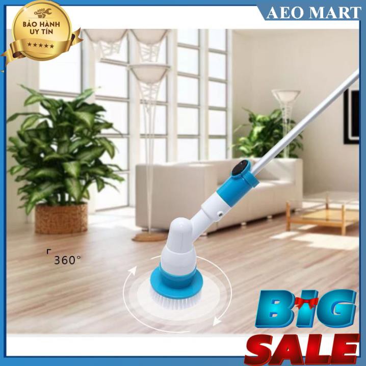 Big sale -  cây lau nhà thông minh bằng điện,Chổi điện đa năng chà vết bẩn thông minh 360 độ