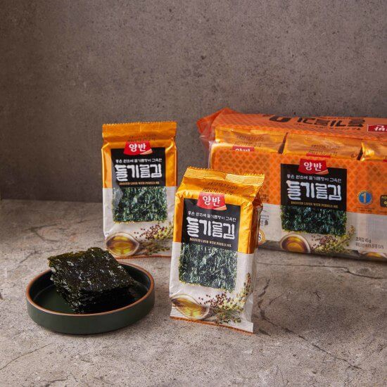 Lốc 3 gói snack rong biển Hàn Quốc (rong biển ăn liền)