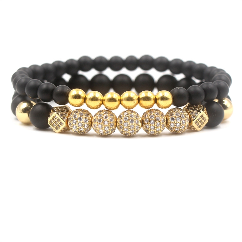 Zircon Bracelet Men And Women Set Jewelry