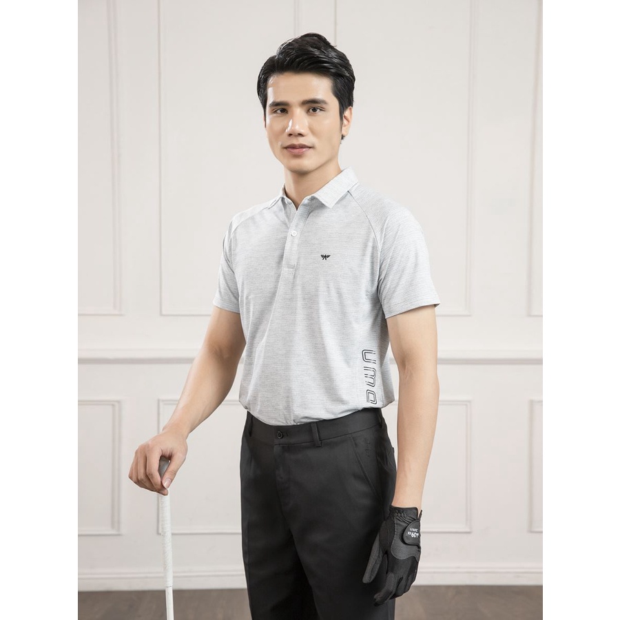 Áo polo nam Aristino  cao cấp thấm hút mồ hôi chống  tia UV APSG12S1