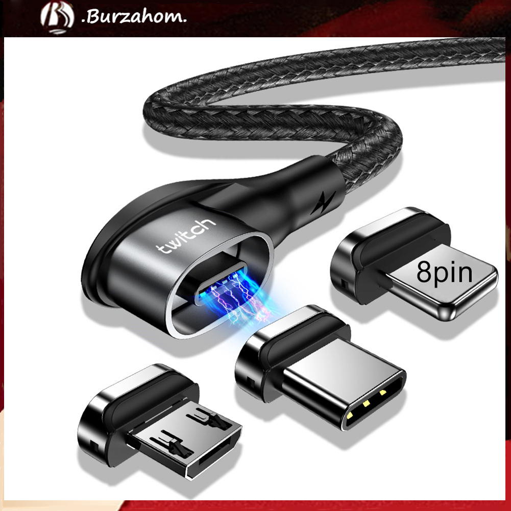 Dây Cáp Sạc Nhanh Đầu Micro Usb Loại C 3a Cho Iphone Android Phone