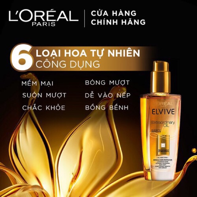 DẦU DƯỠNG CHIẾT XUẤT TINH HOA TỰ NHIÊN L’OREAL PARIS ELSEVE EXTRAORDINARY OIL ULTRA NOURISHING 100ml | BigBuy360 - bigbuy360.vn