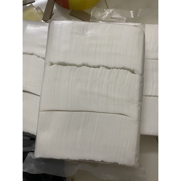 Bông Tẩy Trang Giấy Lau Mặt dùng trong spa  phun xăm thẩm mỹ gói 400g
