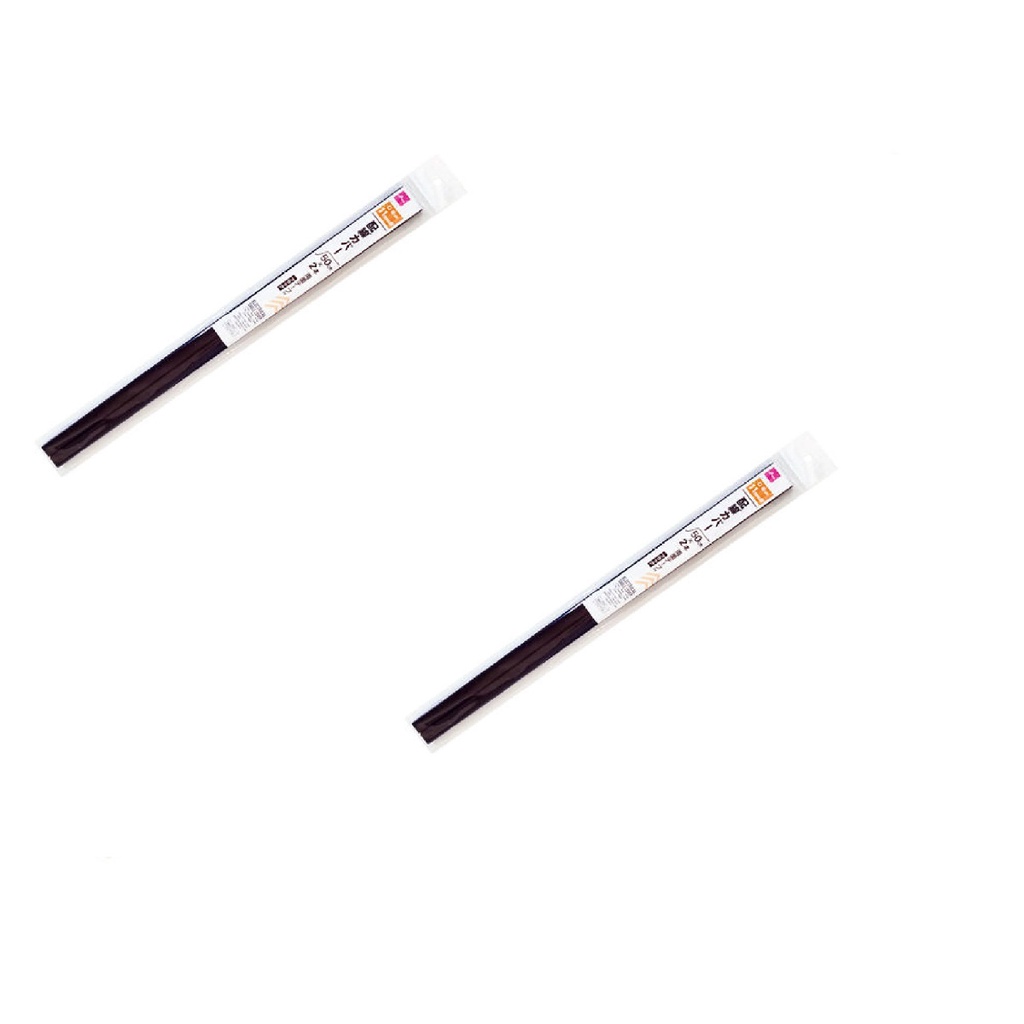 Daiso Bộ 02 Vỏ bọc dây màu đen dài 50cm, độ rộng 11mm