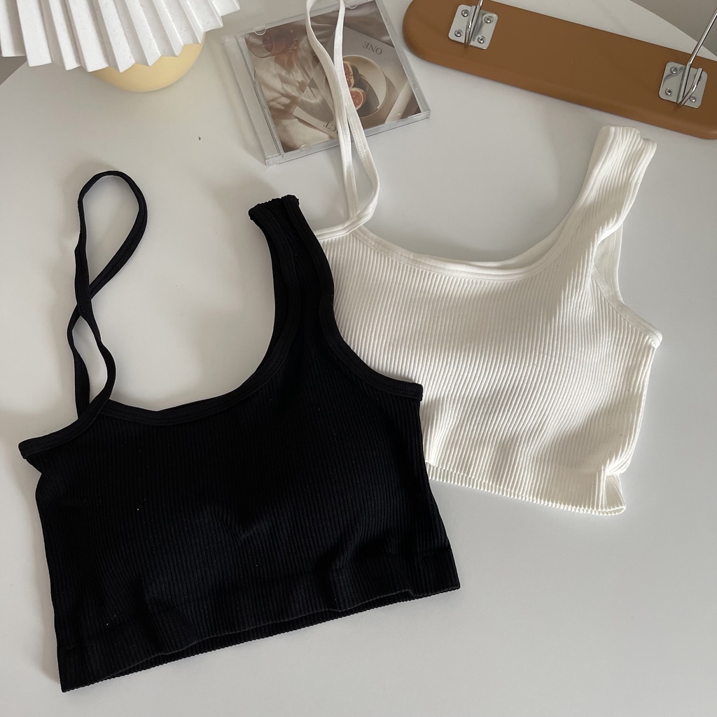 Áo lót thể thao không gọng có đệm ngực thiết kế lưng đẹp mắt cho nữ